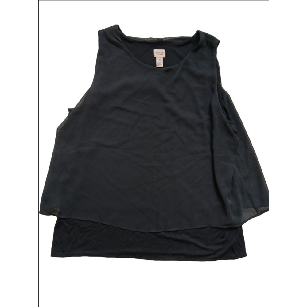 Women's Easywear by Chico's Tank Top Size 3 Black
